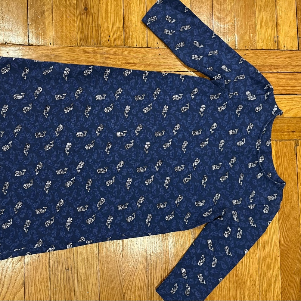 Blue Patterned Dress